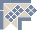Top Cer Octagon Corner LISBON with 1 strip (Tr.16, Dots 11, Strips 11) 21,5х21,5х15 см угол