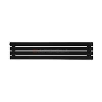 Arbiola Gorizont Liner H 1200-36-04 секции черный горизонтальный радиатор c боковым подключением