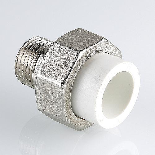 Valtec PPR Муфта 40 х 1 1/4" разъемная с переходом на наружную резьбу