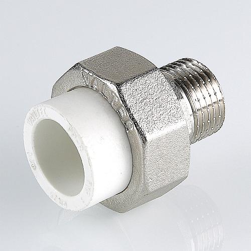Valtec PPR Муфта 40 х 1 1/4" разъемная с переходом на наружную резьбу