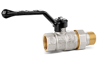 Шаровые латунные краны полнопроходные ВР-НР с разъёмным соединением рычаг Шаровые латунные краны полнопроходные ВР-НР с разъёмным соединением рычаг