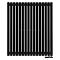 Arbiola Liner V 1000-36-16 секции черный вертикальный радиатор c нижним подключением