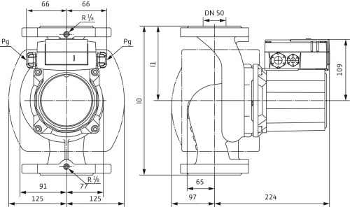 Wilo TOP-Z 50/7 DM PN6/10 RG Циркуляционный насос