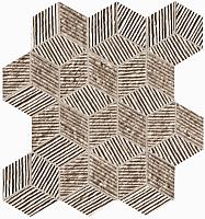 Fap Ceramiche Lumina Glam Taupe Cube Mosaico 22,5×26 см Мозаика