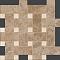 Vallelunga Villa d'este Tortora Basketweave 30x30 см Мозаика
