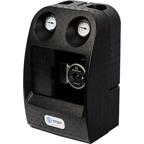 Stout Насосная группа со смесителем 1" с насосом Grundfos UPSO 25-65