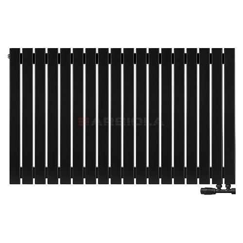 Arbiola Liner V 750-36-18 секции черный вертикальный радиатор c нижним подключением