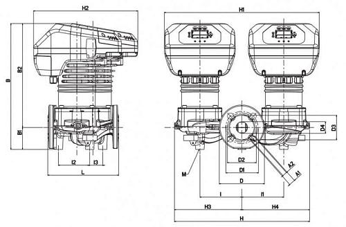 Dab Evoplus D 120/250.40 M Циркуляционный насос