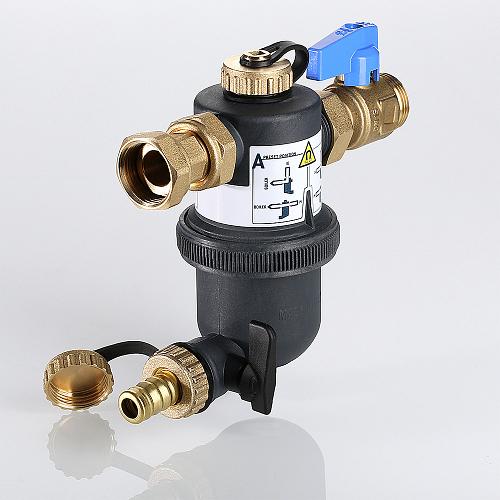 Valtec 3/4" Фильтр-дешламатор с пластиковым корпусом VT.380.B.05