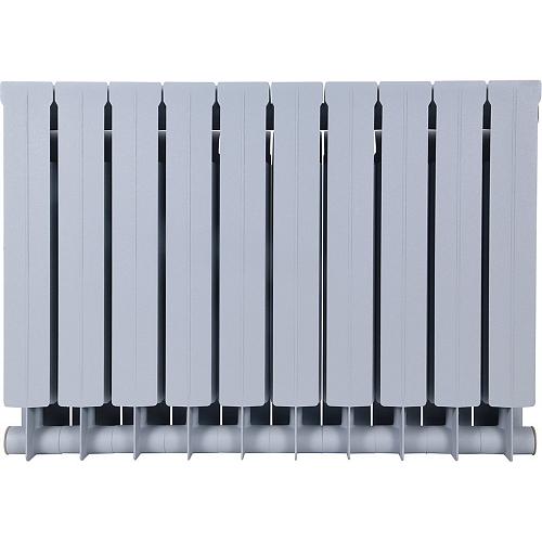 Global Style Plus 500 18 cекции БиМеталлический секционный радиатор серый (глобал)