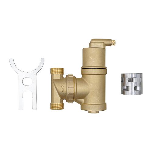 ROMMER Сепаратор воздуха поворотный ВР 1" корпус- латунь