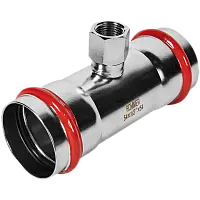 ROMMER Тройник-переходник ВПр-ВР 54х1/2, из нержавеющей стали, прессовой, арт. RSS-0015-005412