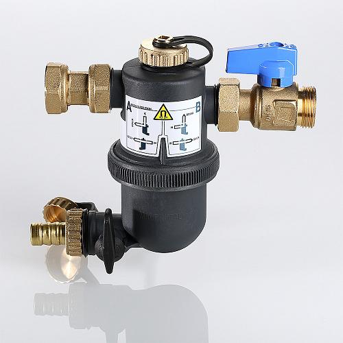 Valtec 3/4" Фильтр-дешламатор с пластиковым корпусом VT.380.B.05