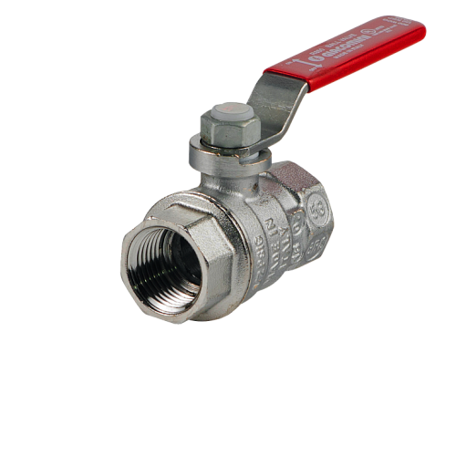 Giacomini 1/2" ВР/ВР Кран шаровой хромированный (ручка-рычаг)