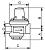 Danfoss 7bis DN25 (149B7599) Клапан редукционный
