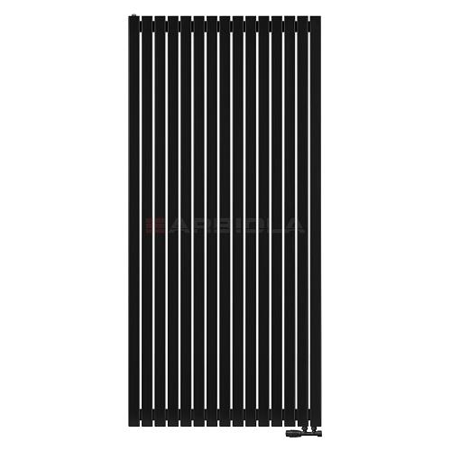 Arbiola Liner V 2200-36-15 секции черный вертикальный радиатор c нижним подключением