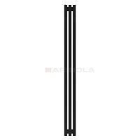  Arbiola Ritmo H 1750-40-03 секции черный вертикальный радиатор c боковым подключением