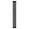  Arbiola Ritmo H 1750-40-04 секции черный вертикальный радиатор c боковым подключением