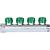 SMB-6849-011204 Stout Коллектор регулирующий 1", 4 отвода 1/2" (плоское уплотнение)