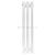 Arbiola Ritmo H 700-40-03 секции белый вертикальный радиатор c боковым подключением