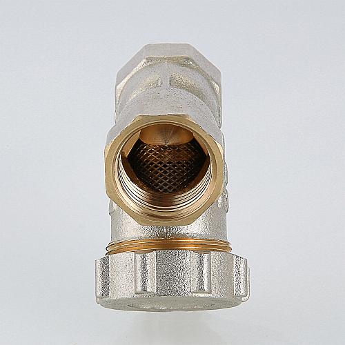 Valtec 1/2" Фильтр механической очистки косой c заглушкой внутренняя/внутренняя резьба
