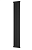Zehnder Charleston 2180/10 секций №1270 3/4" RAL 9217 боковое подключение черный матовый