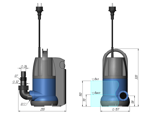 Unipump SUB 257 P Дренажный насос