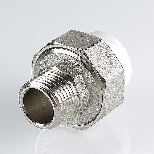 Valtec PPR Муфта 40 х 1 1/4" разъемная с переходом на наружную резьбу