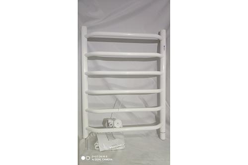 Navin Блюз 600x480 Электрический полотенцесушитель белый (левостороннее)