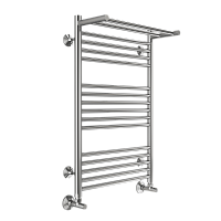 Terminus Аврора с/п П16 500х800 Водяной полотенцесушитель 