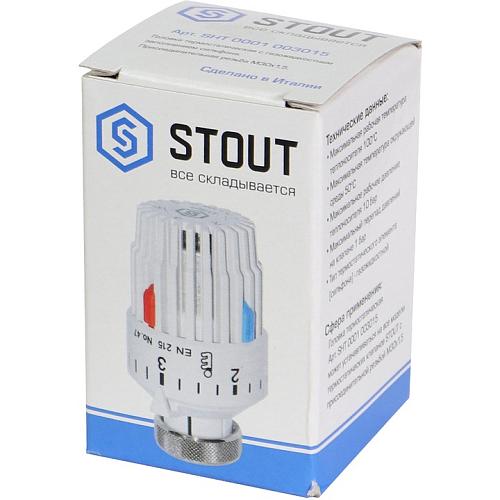 STOUT Головка термостатическая М30х1,5 газожидкостный