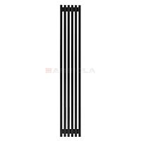 Arbiola Compact H 1800-63-06 секции черный вертикальный радиатор c боковым подключением