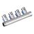 Henco Коллектор 3/4" с синими шаровыми кранами, 3/4"НР под евроконус, 3/4" - 4xEK14,16,18,20