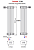 Zehnder Charleston Completto 3180/06 V001 1/2" RAL 9017 matt/9217 нижнее подключение