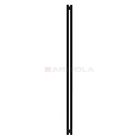  Arbiola Ritmo H 2200-40-02 секции черный вертикальный радиатор c боковым подключением