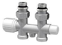 Far Н-обр. узел с термо.и зап.клапанами, прям., 3/4"EU - 1/2"НР