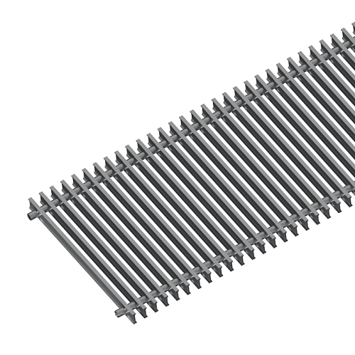 Решетка алюминиевая поперечная itermic GRILL 3000 SGL-28