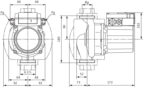 Wilo TOP-Z 25/10 DM PN6/10 Циркуляционный насос