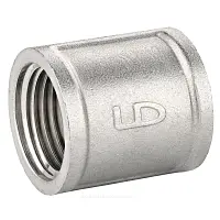 Муфты равнопроходные никелированная латунь Муфты равнопроходные никелированная латунь