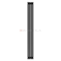  Arbiola Ritmo H 2200-40-04 секции черный вертикальный радиатор c боковым подключением