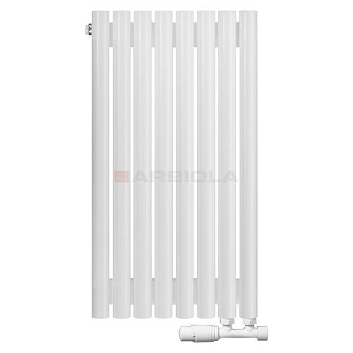 Arbiola Iris 42 V 700-42-08 секции белый вертикальный радиатор c нижним подключением