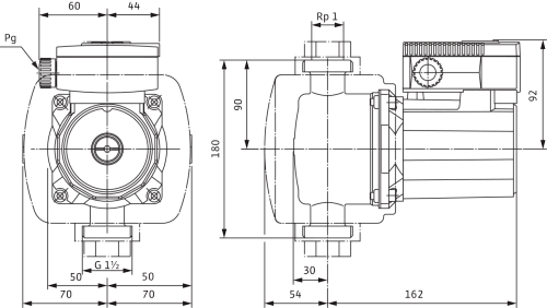 Wilo TOP-Z 25/6  DM PN6/10 Циркуляционный насос