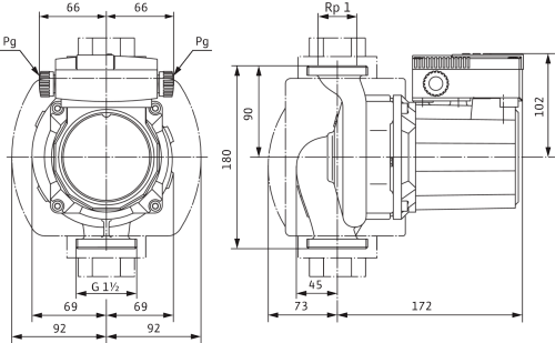 Wilo TOP-S 25/10 EM PN6/10 Циркуляционный насос