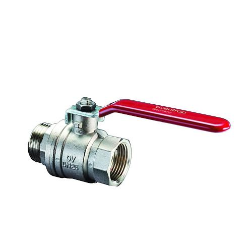 Oventrop Optibal 1 1/4" НР/ВР Кран шаровой ручка-рычаг 