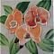 Fabresa Orquideas Placa Decor Naranja 20x20 декоративный элемент