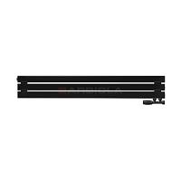 Arbiola Gorizont Liner V 1250-36-03 секции черный горизонтальный радиатор c нижним подключением