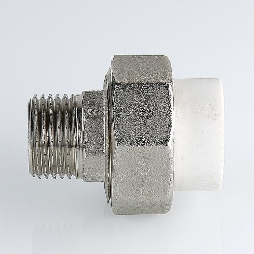 Valtec PPR Муфта 40 х 1 1/4" разъемная с переходом на наружную резьбу