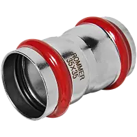 ROMMER Муфта равнопроходная 35 из нержавеющей стали прессовой, арт. RSS-0017-000035