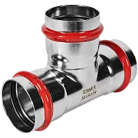 ROMMER Тройник равнопроходной ВПр 54 из нержавеющей стали прессовой, арт. RSS-0013-000054