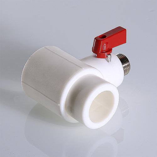 Valtec PPR Тройник полипропиленовый 40 х 3/4" коллекторный с шаровым краном